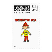 Firefighter Mom Tshirts and Gifts postage by stick_figures Firefighter Mom Tshirts and Gifts postage
