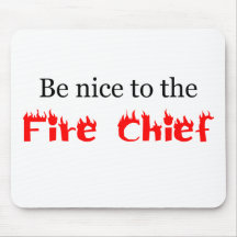 Firefighter Mouse Pad.