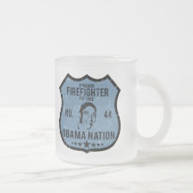 Firefighter Obama Nation Coffee Mug