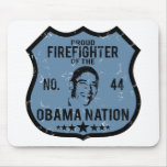 Firefighter Obama Nation Mouse Mats