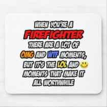 Firefighter .. OMG WTF LOL Mousepads