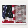 firefighter prayer black print mousepad