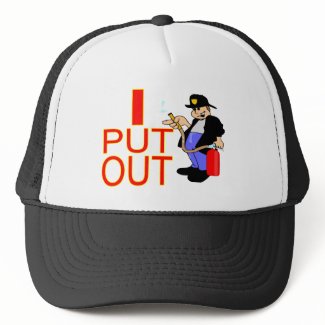 Firefighter Puts Out hat