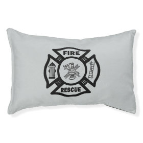 Firefighter Rescue Small Dog Bed