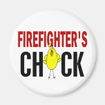Firefighter’s Chick Fridge Magnet