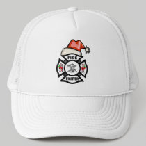 Firefighter Santa Claus hats