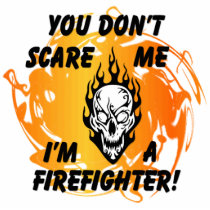 Firefighter Scares photo sculptures