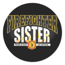 Firefighter Sister stickers by FireFighters Firefighter Sister stickers