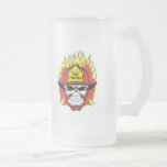 Firefighter Skull Coffee Mug