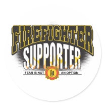Firefighter Supporter stickers by FireFighters Firefighter Supporter stickers