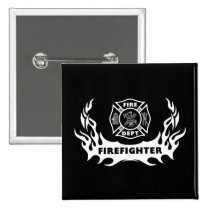 Firefighter Tattoo buttons