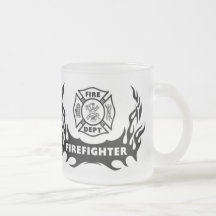 Firefighter Tattoo Coffee Mug