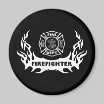 Firefighter Tattoo magnets