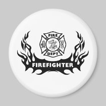 Firefighter Tattoo magnets