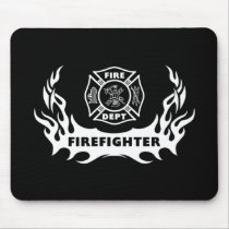 Firefighter Tattoo mousepads