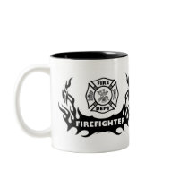 Firefighter Tattoo Mugs