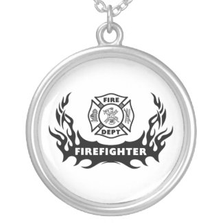 Firefighter Tattoo necklace