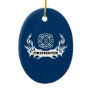 Firefighter Tattoo Christmas Tree Ornament