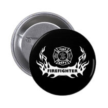 Firefighter Tattoo buttons