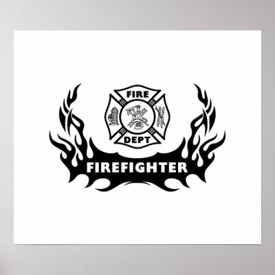 Firefighter Tattoo Posters by bonfirefirefighters