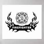 Firefighter Tattoo posters