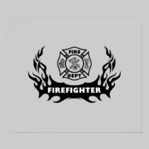 Firefighter Tattoo posters