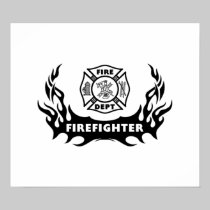 Firefighter Tattoo posters
