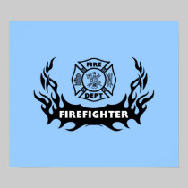 Firefighter Tattoo posters