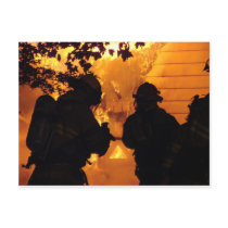 Firefighter Team Post Card
