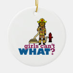 Firefighter Women Ornament