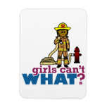 Firefighter Women Rectangular Magnets