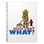 Firefighter Women Spiral Notebook