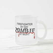 Firefighter Zombie Coffee Mugs