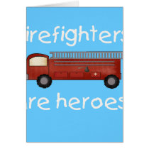 Firefighters Are Heroes cards