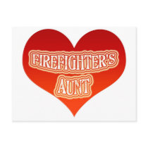 Firefighter's Aunt postcards
