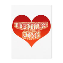 Firefighter's Cousin postcards
