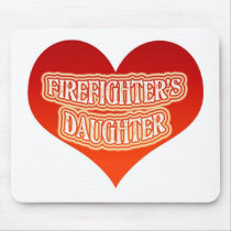Firefighter's Daughter mousepads