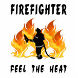 Firefighters Feel The Heat Photo Cutout