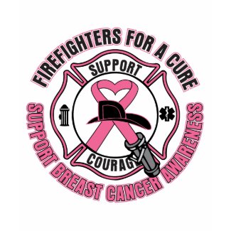 Firefighters For A Cure Breast Cancer shirt