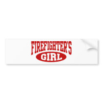 Firefighter's Girl bumper stickers