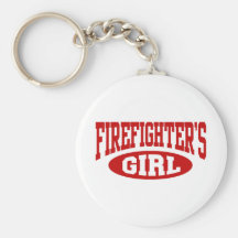 Firefighter's Girl Keychain