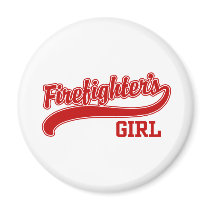 Firefighter's Girl magnets