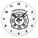 Firefighters Girlfriend Clocks