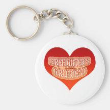 Firefighter's Girlfriend Key Chain