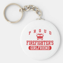 Firefighter's Girlfriend Key Chain