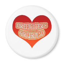 Firefighter's Girlfriend magnets