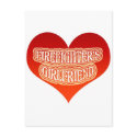 Firefighter's Girlfriend postcards by lifeisahighway Firefighter's Girlfriend postcards