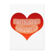 Firefighter's Girlfriend postcards
