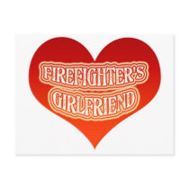 Firefighter's Girlfriend postcards