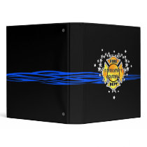 Firefighters Girlfriend Tattoo 3 Ring Binders